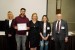 Prof. Suzanne Lunsford and Dr. Nagib Callaos giving Dr. Magda M. Pechliye, Miss Letícia G. Donegá and Mr. Gustavo M. Leme the best paper award certificate of the session "Complejidad y Sistémica." The title of the awarded paper is "Potencial Sistêmico de Situações Problemas em Biologia."